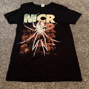 My Chemical Romance “MCR” Danger Days Spider Logo T-Shirt Band Tee Hot Topic